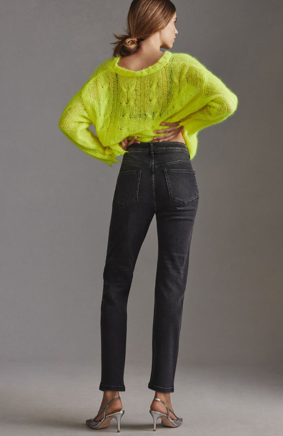 Pilcro Gem High-Rise Straight-Leg Jeans