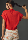 Load image into Gallery viewer, Maeve Mock-Neck Extended Shoulder Sweater Vest
