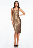 Load image into Gallery viewer, Dress The Population Sweetheart Sequin Dress
