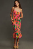 Load image into Gallery viewer, Farm Rio x Anthropologie Ruched Tie-Front Dress
