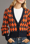 Load image into Gallery viewer, Maeve Balloon-Sleeve Cardigan Sweater
