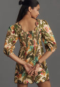 Load image into Gallery viewer, Farm Rio x Anthropologie Square-Neck Scallop-Trim Mini Dress
