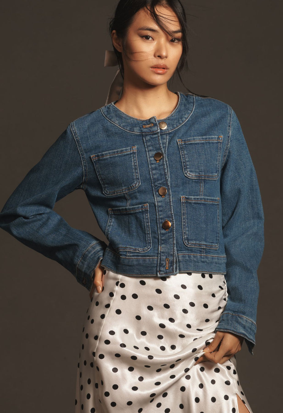 Maeve Coco Denim Jacket