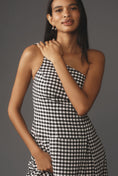 Load image into Gallery viewer, By Anthropologie One-Shoulder Gingham Midi Dress
