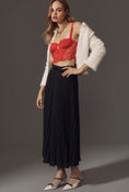 Load image into Gallery viewer, By Anthropologie Lace Velvet Corset Top
