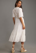 Load image into Gallery viewer, Love The Label Short-Sleeve Ruffled Tiered Wrap Midaxi Dress
