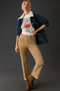 Load image into Gallery viewer, The Yaya Mid-Rise Corduroy Crop Flare Jeans by Pilcro
