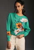 Load image into Gallery viewer, The Sonal Nathwani Camryn Cropped Crewneck Sweater by Maeve
