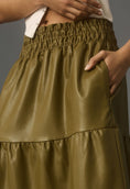 Load image into Gallery viewer, The Somerset Maxi Skirt: Faux Leather Edition
