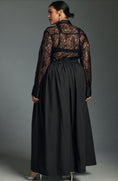 Load image into Gallery viewer, By Anthropologie Poplin Maxi Skirt
