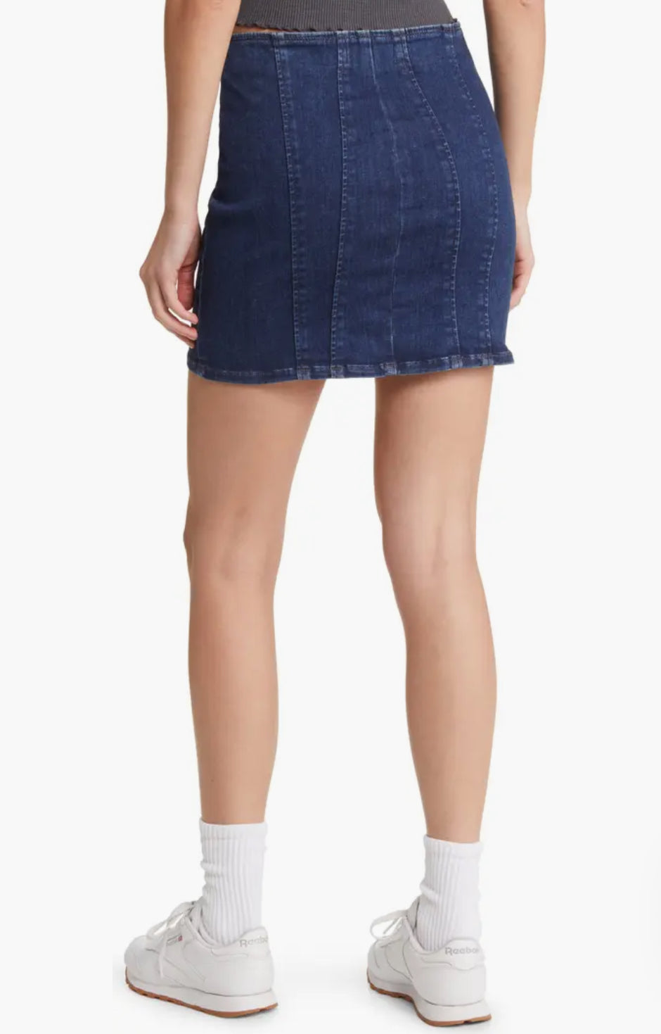 Free People Layla Denim Mini Skirt