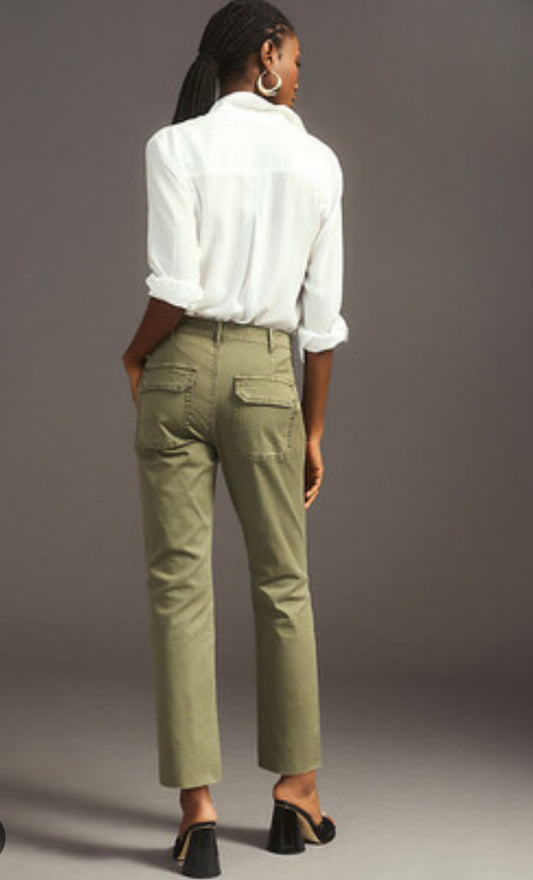 Pilcro Slim Straight Utility Pants