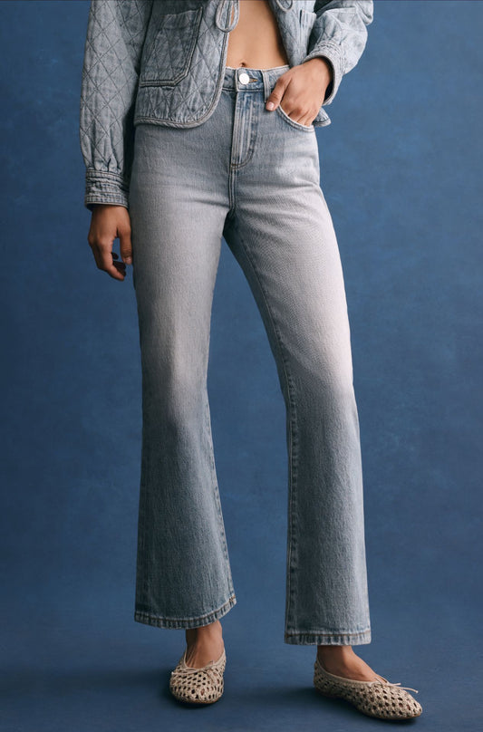 Seventy + Mochi Gigi High-Rise Straight-Leg Jeans