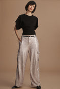 Load image into Gallery viewer, By Anthropologie Sequin Cargo Pants
