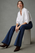 Load image into Gallery viewer, Pilcro The Icon Coated High-Rise Flare Jeans
