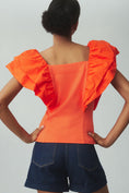 Load image into Gallery viewer, Sunday in Brooklyn Ruffle-Sleeve Top
