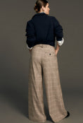 Load image into Gallery viewer, The Avery Pleated Wide-Leg Trousers by Maeve: Plaid Edition
