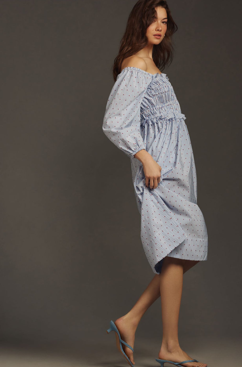 Maeve Smocked Midi Dress