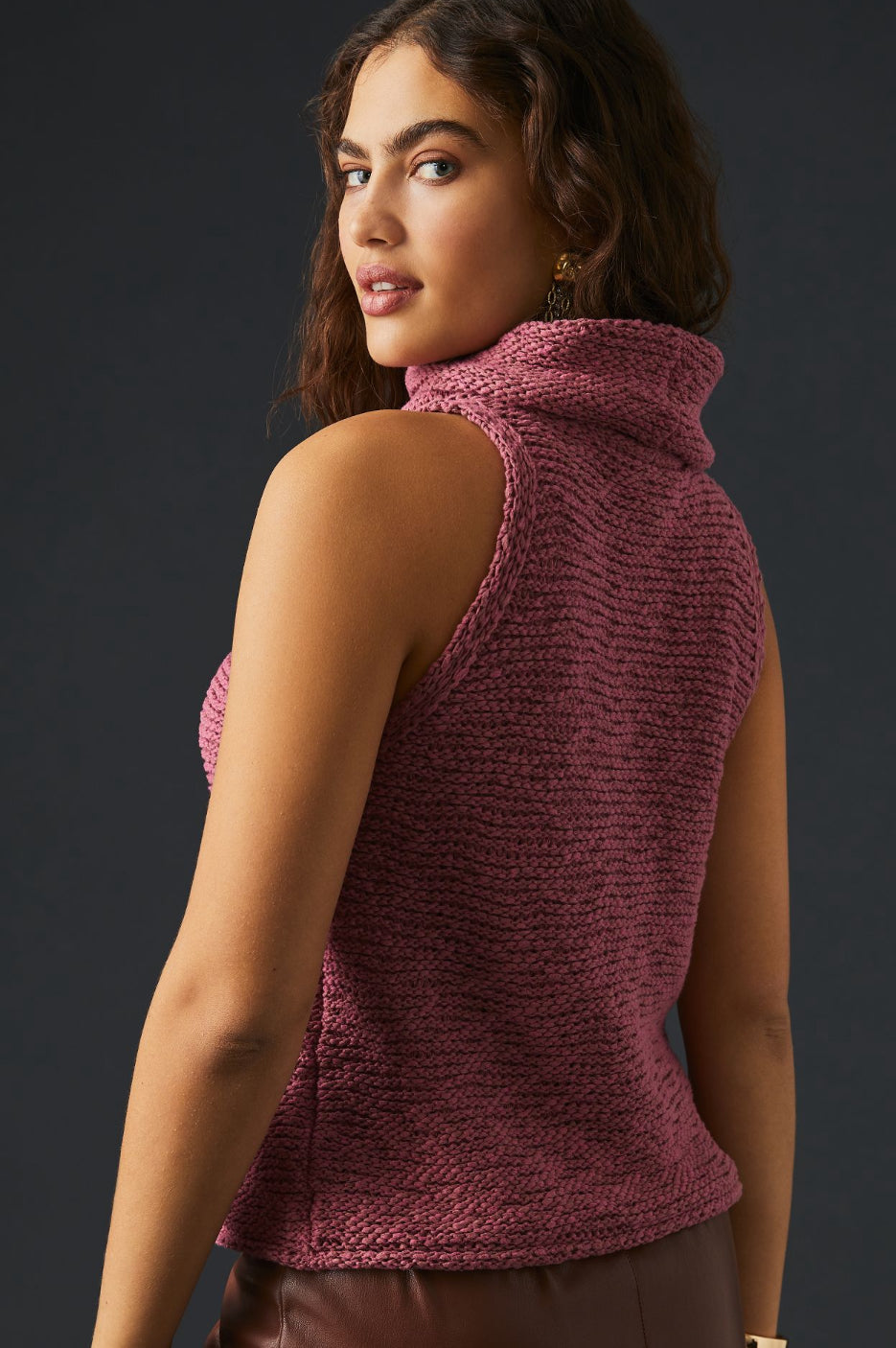 Pilcro Turtleneck Sweater Tank