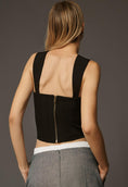 Load image into Gallery viewer, Sunday in Brooklyn Ponte Corset Top
