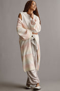 Load image into Gallery viewer, By Anthropologie Cozy Ombre Stripe Duster Sweater
