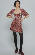 Load image into Gallery viewer, Maeve Sweetheart Velvet Mini Dress
