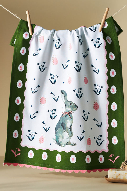 Blossom Bunny Dish Towel