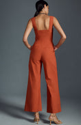 Load image into Gallery viewer, The Portside Button-Front Jumpsuit by Maeve: Denim Edition
