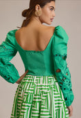 Load image into Gallery viewer, Forever That Girl Cropped Puff-Sleeve Cutwork Top
