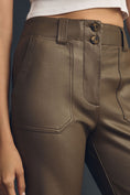 Load image into Gallery viewer, The Naomi Wide-Leg Flare Pants by Maeve: Faux Leather Edition
