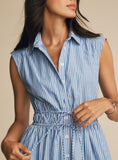 Load image into Gallery viewer, Maeve Sleeveless Shirt Dress
