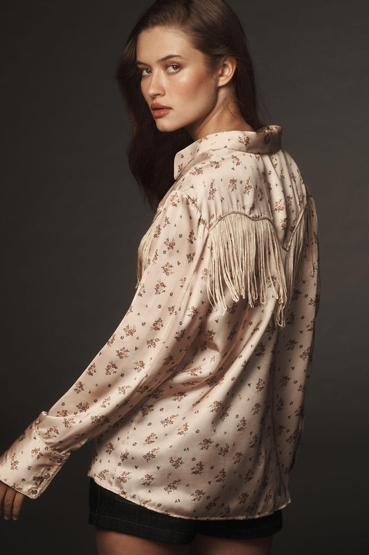 Forever That Girl Western Fringe Blouse