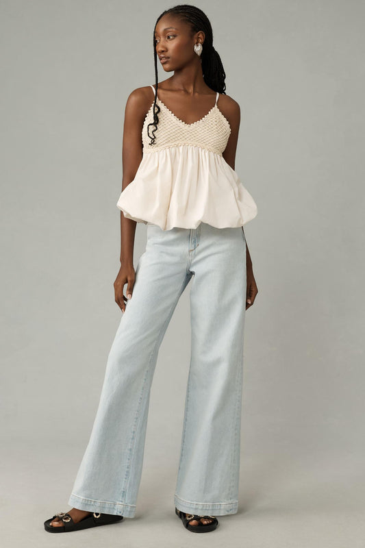 Joe's Jeans Mia High-Rise Wide-Leg Jeans