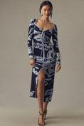 Load image into Gallery viewer, Significant Other Atlas Long-Sleeve Cutout Midi Dress
