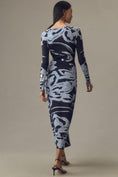 Load image into Gallery viewer, Significant Other Atlas Long-Sleeve Cutout Midi Dress
