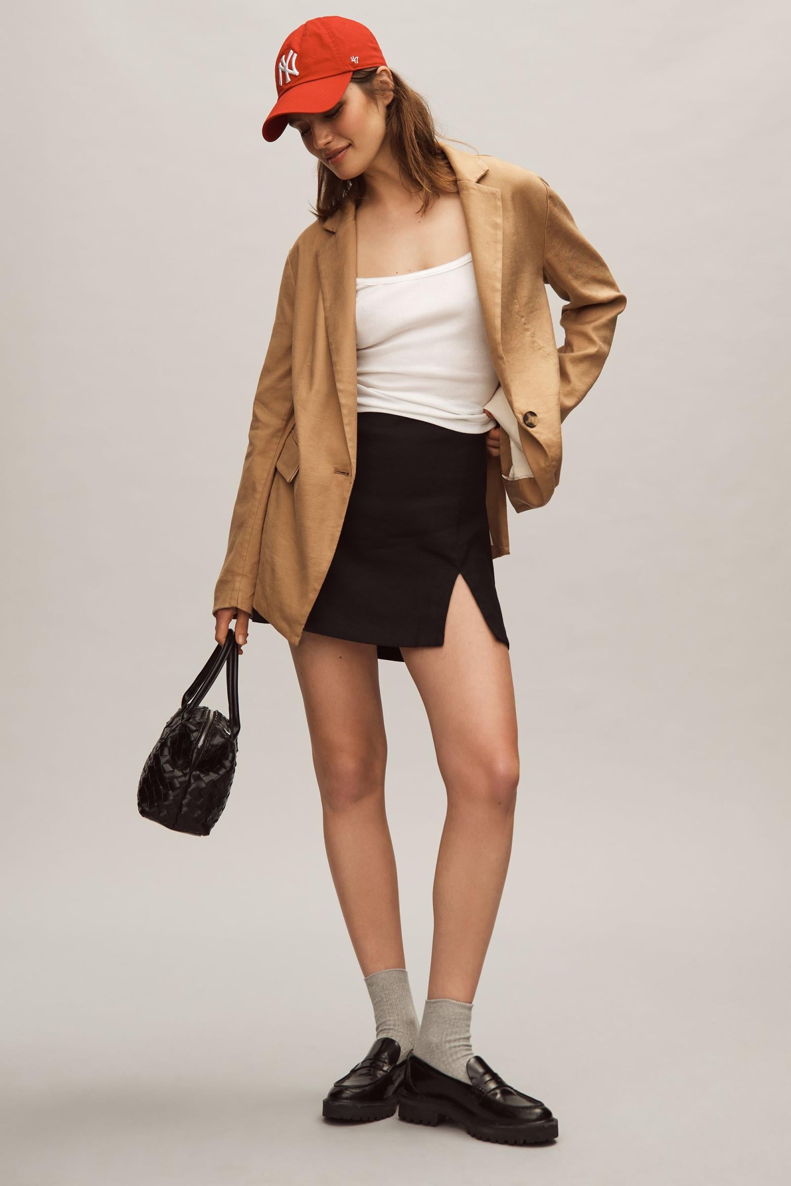 The Ettie Blazer by Maeve: Linen Edition