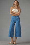 Load image into Gallery viewer, The Delaney Crop Clean-Seamed High-Rise Wide-Leg Jeans by Maeve
