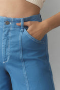 Load image into Gallery viewer, The Delaney Crop Clean-Seamed High-Rise Wide-Leg Jeans by Maeve
