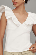 Load image into Gallery viewer, DOLAN Knit Ruffle Top
