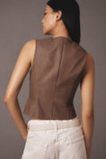 Load image into Gallery viewer, Flat White Faux Leather Vest
