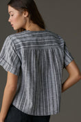 Load image into Gallery viewer, Pilcro Linen Henley Surf Shirt
