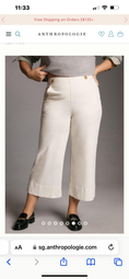 Load image into Gallery viewer, Maeve Buttoned Cropped Wide-Leg Culottes
