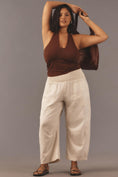 Load image into Gallery viewer, The Reese Smocked Pull-On Barrel Pants
