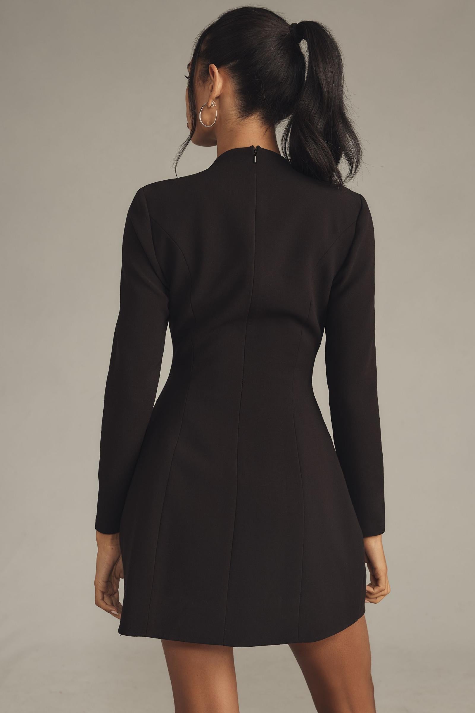 Bardot Delphi Long-Sleeve Mini Dress