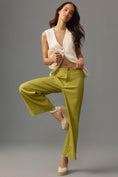 Load image into Gallery viewer, The Ettie High-Rise Crop Wide-Leg Pants by Maeve: Linen Edition
