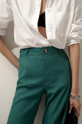 Load image into Gallery viewer, The Ettie High-Rise Crop Wide-Leg Pants by Maeve: Linen Edition
