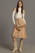 Load image into Gallery viewer, Pilcro Twofer Slip Midi Skirt
