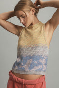 Load image into Gallery viewer, Pilcro Waterway Bleached Roll-Neck Sweater Tank
