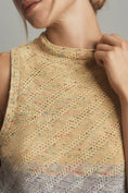 Load image into Gallery viewer, Pilcro Waterway Bleached Roll-Neck Sweater Tank
