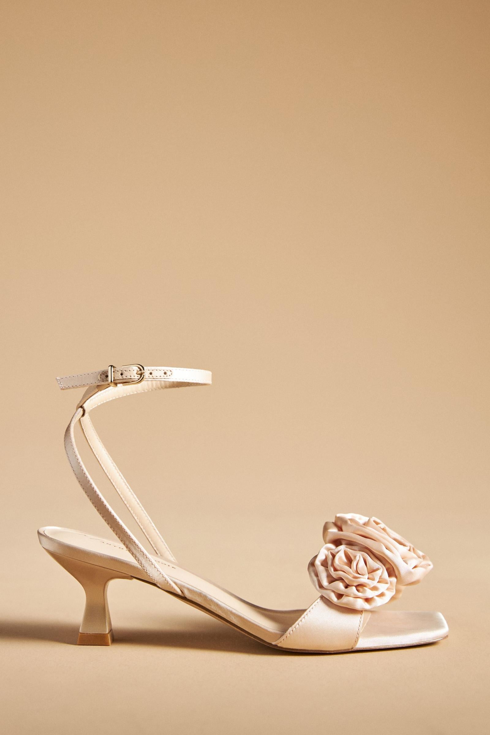 By Anthropologie Florette Kitten Heels